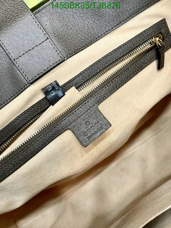 View 11 of Gucci Beige and Blue Medium Tote Bag in GG Supreme Canvas HB685