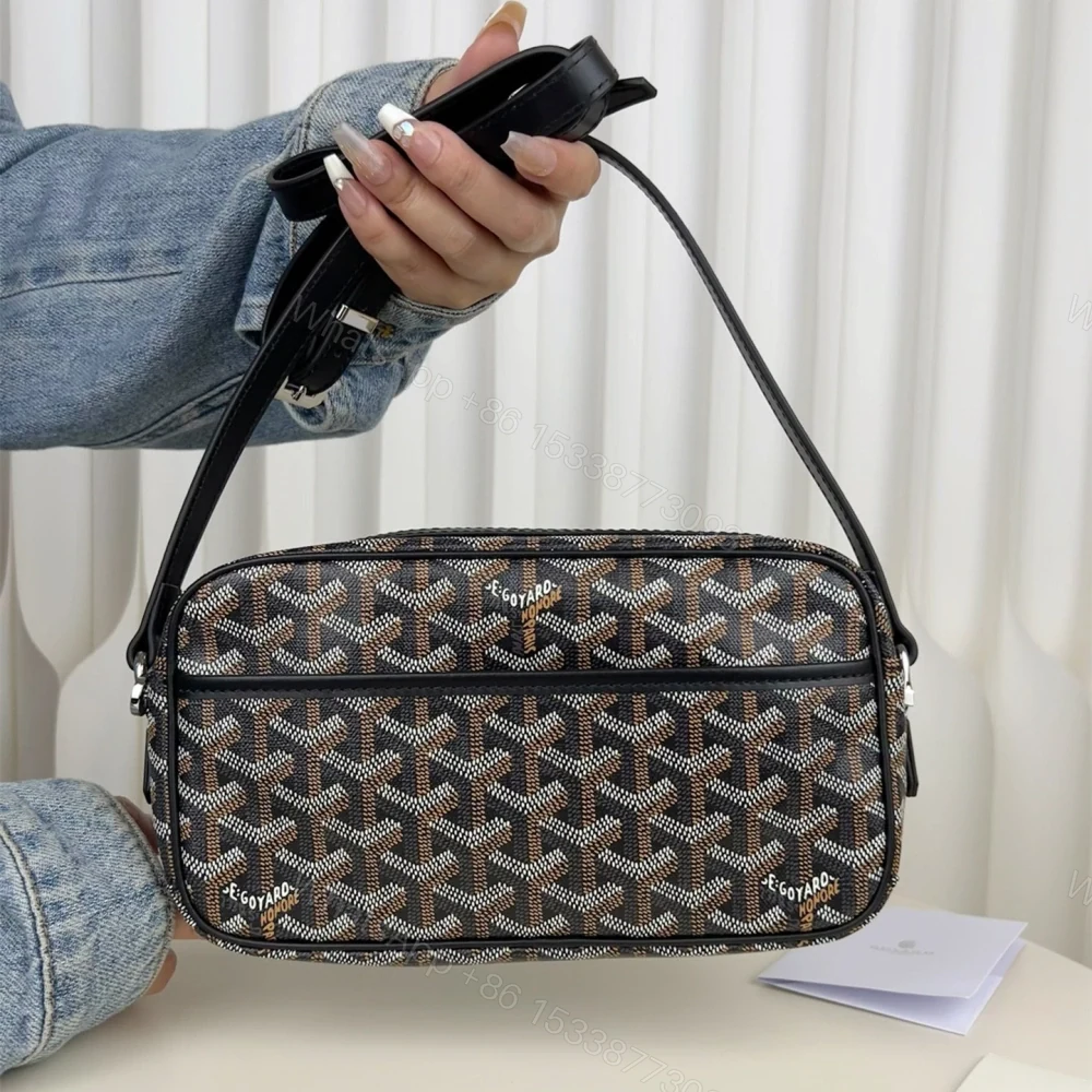 View 2 of 高仿Goyard*CAPVEP5相機郵差包黑色小號免檢版