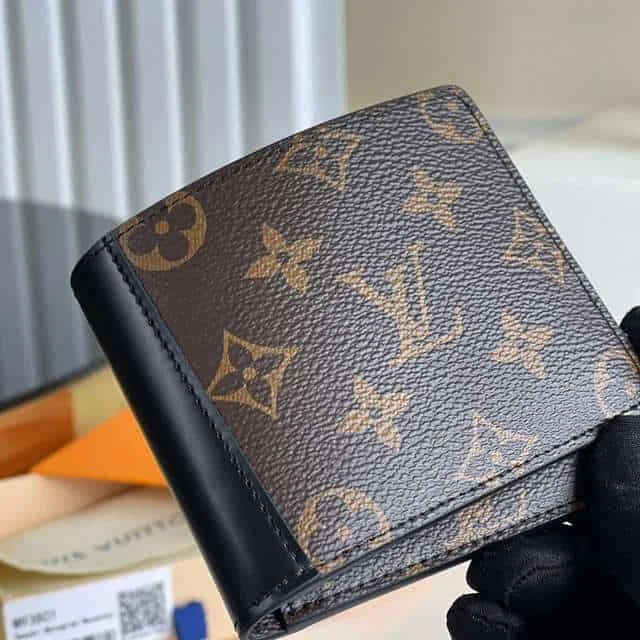 View 2 of Louis Vuitton Gaspar Wallet Monogram Macassar Canvas M93801 – RRG011
