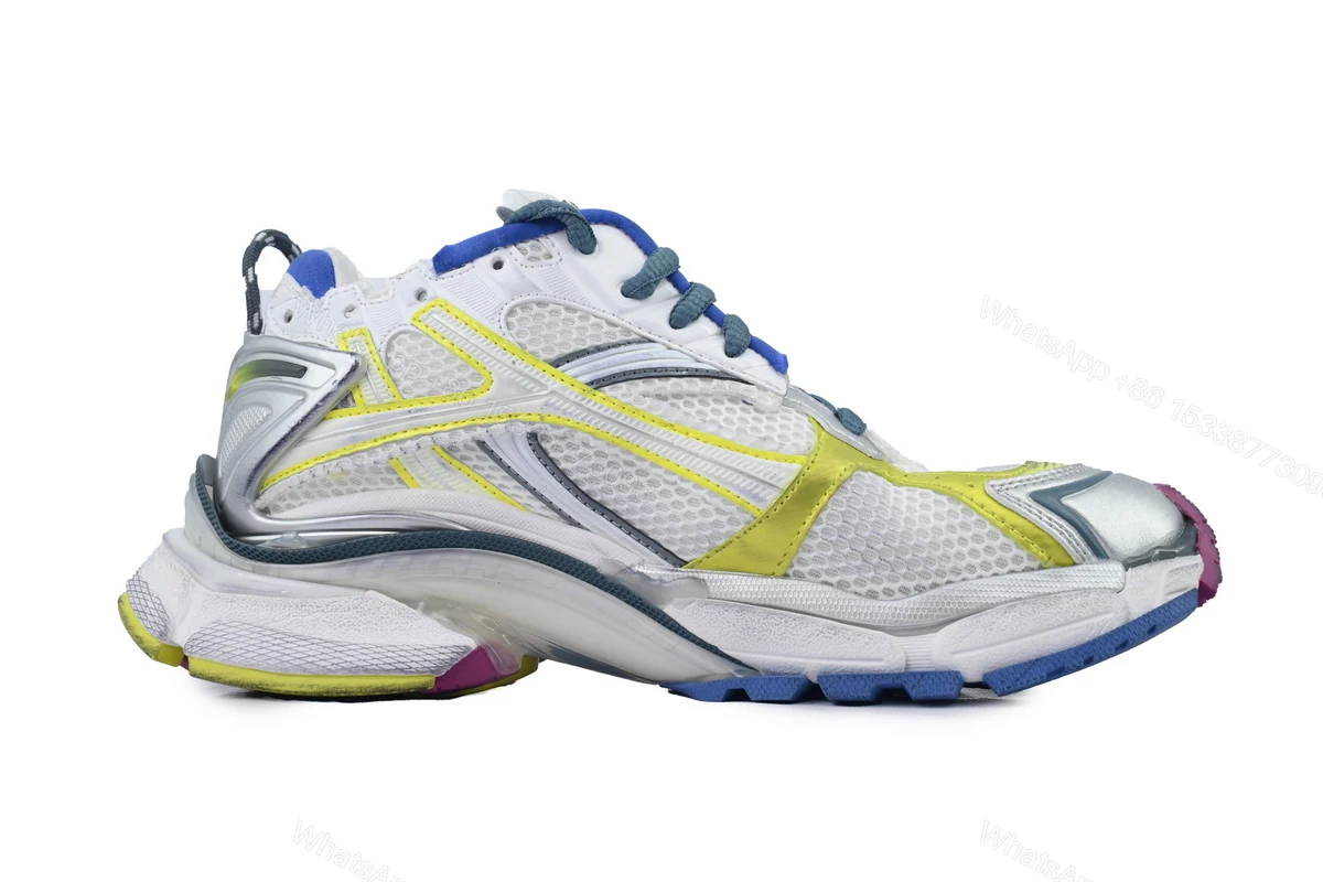 Balenciaga Runner Sneaker 'White Purple Blue' 772767 W3RMU 9547 — view 2