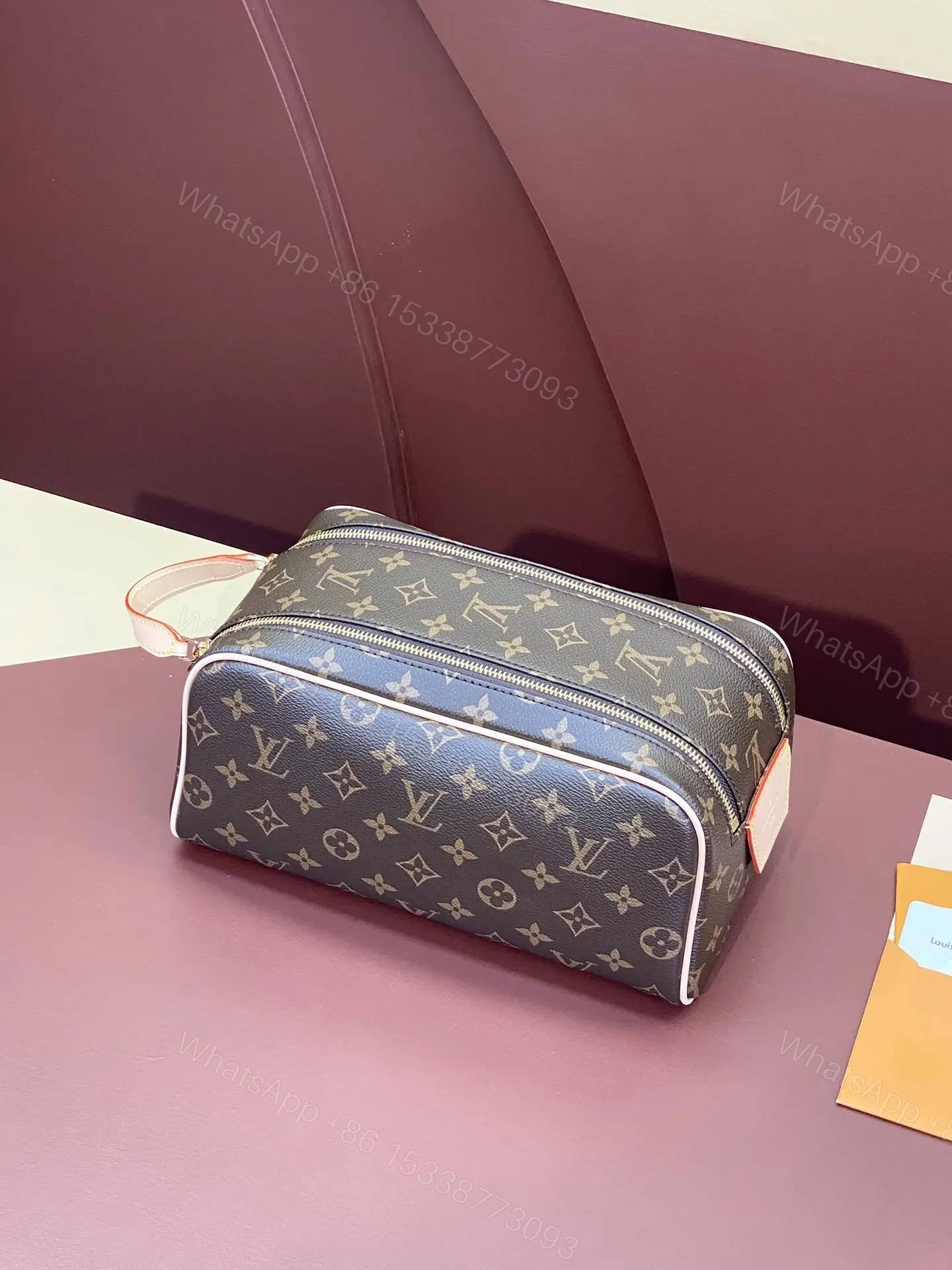 Louis Vuitton Dopp Kit Toilet Pouch in Monogram Canvas — view 1