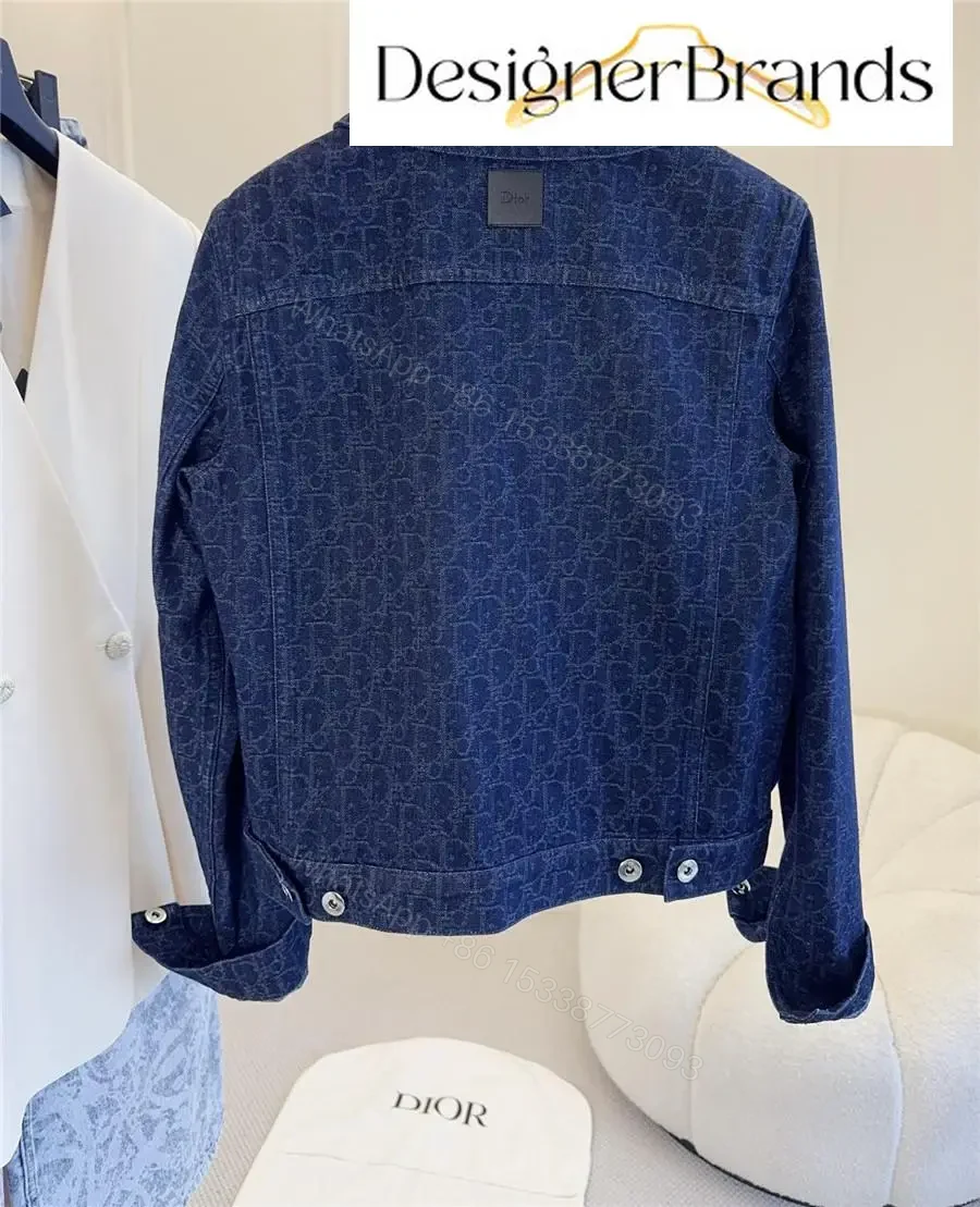 View 3 of Dior Dark Blue Cotton Denim Oblique Jacket