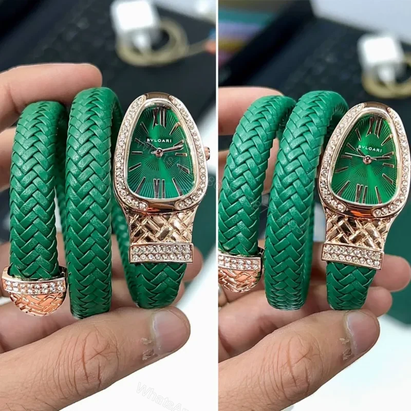 View 2 of Bvlgari Serpenti Ever Emerald Green 32mm Quartz