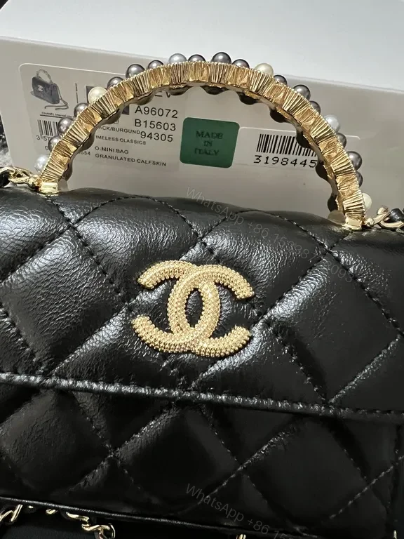 View 3 of Chanel-Inspired Quilted Mini Crossbody: Luxe Everyday Bag