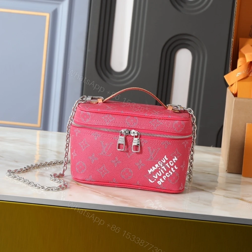 View 2 of Louis Vuitton Nice Mini Pondichery Pink Toiletry Bag 20cm M26889