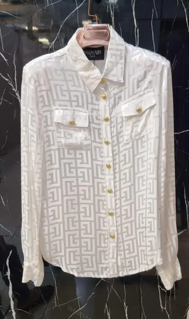 BALMAIN White Shirt for Men — view 1