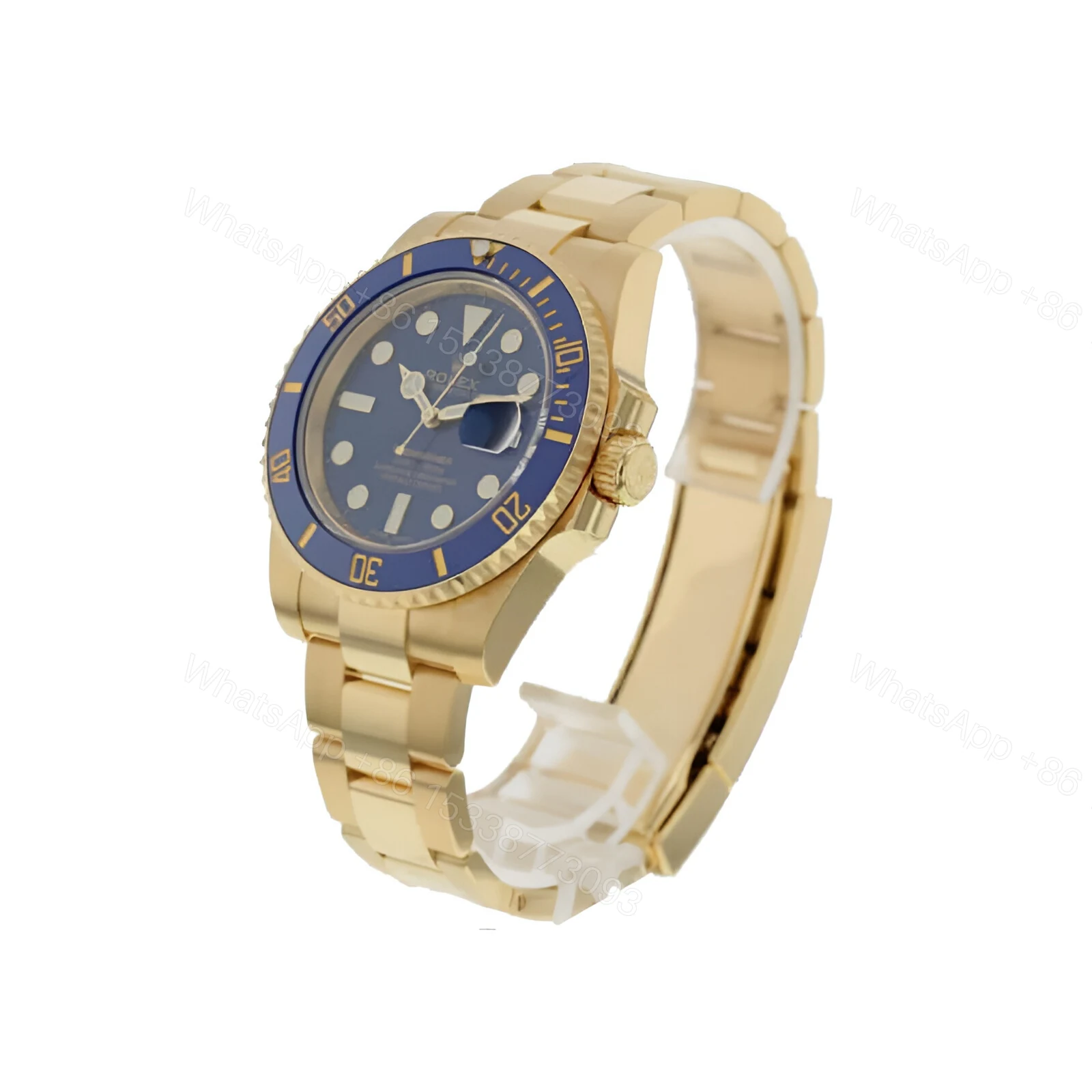 View 2 of Rolex Submariner Blue Dial Stainless Steel 326934-0003 Oyster Replica