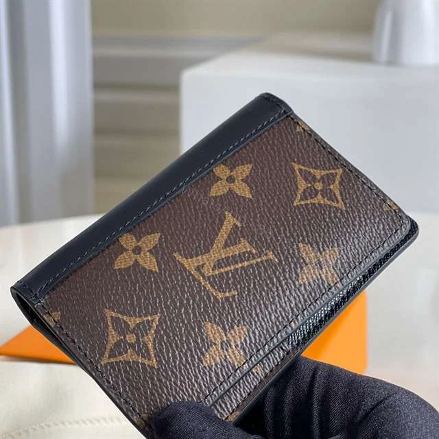 View 5 of Louis Vuitton Pocket Organizer Monogram Macassar Canvas M60111 – RRG012