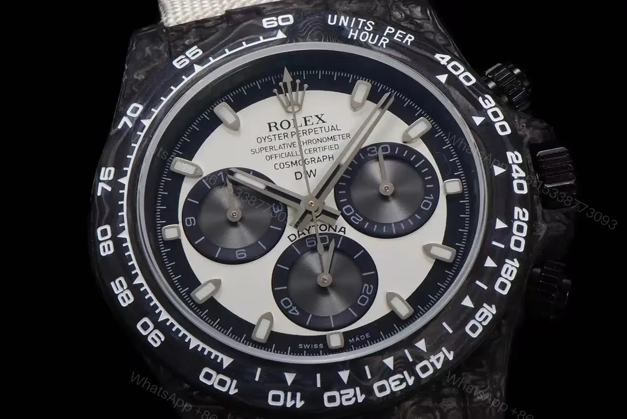 View 5 of Replica DiW Rolex Cosmograph Daytona Cream Edition Carbon