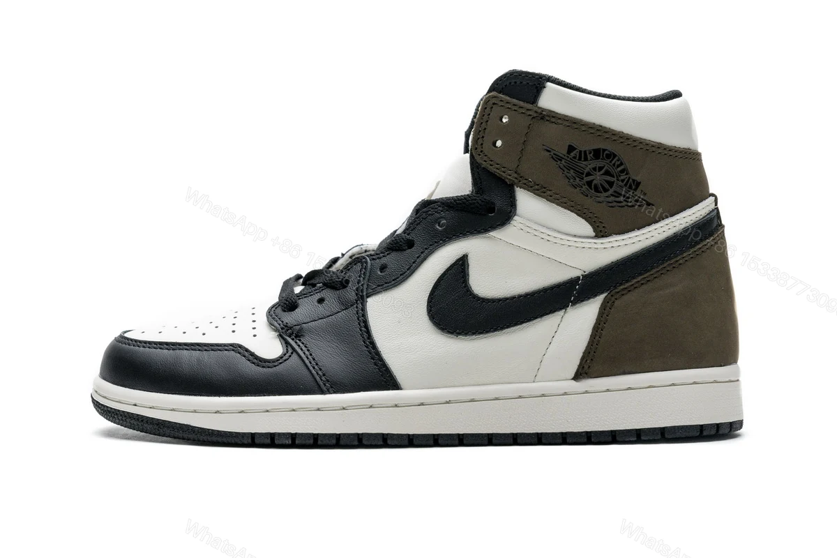 View 4 of Air Jordan 1 Retro High OG 'Dark Mocha' 555088-105(GET)