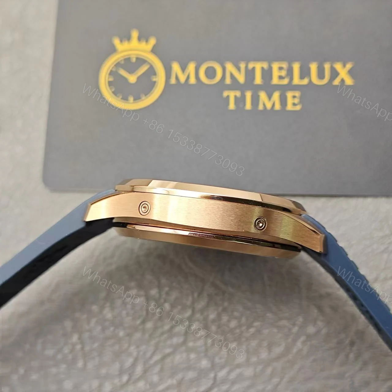 View 6 of Replica Swiss Patek Philippe Aquanaut Rose Gold 40mm