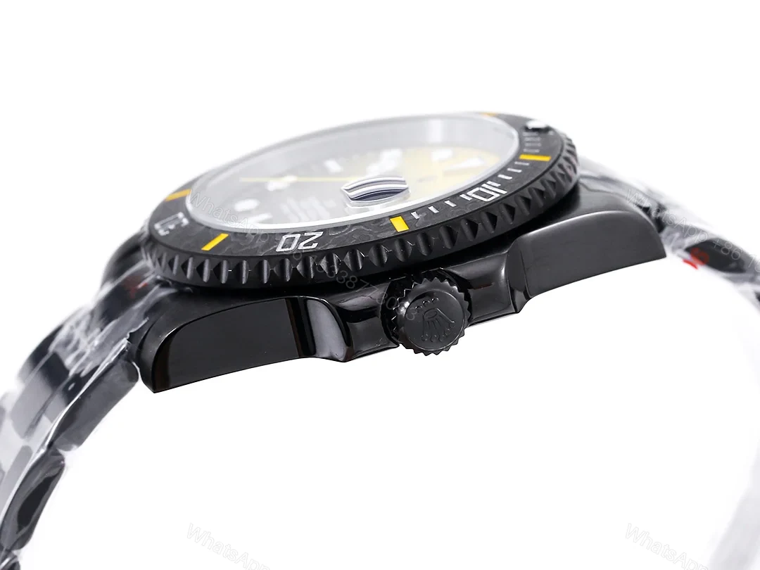View 6 of Rolex Submariner DIW Carbon Fiber Green Dial Custom Watch 40mm Ultimate Edition RG-ROLEX-SUB-DIW-CARBON-GRN-40
