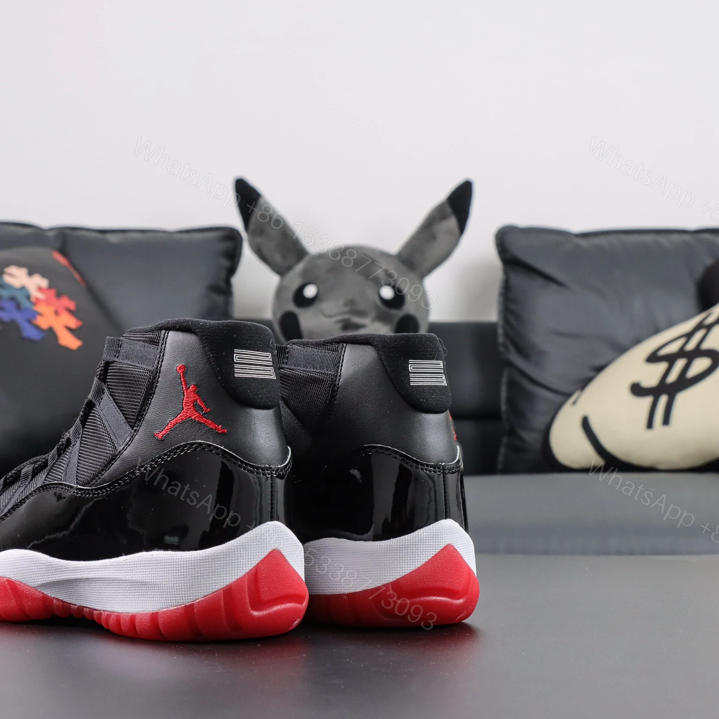 View 6 of Air Jordan 11 Retro Playoffs Bred Replica