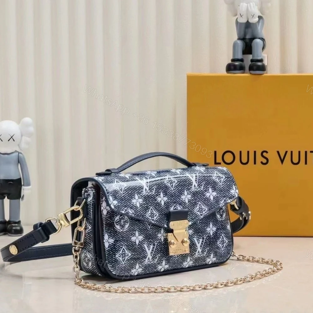 View 4 of Louis Vuitton Pochette Métis East West Monogram Spruce 21Cm M22834