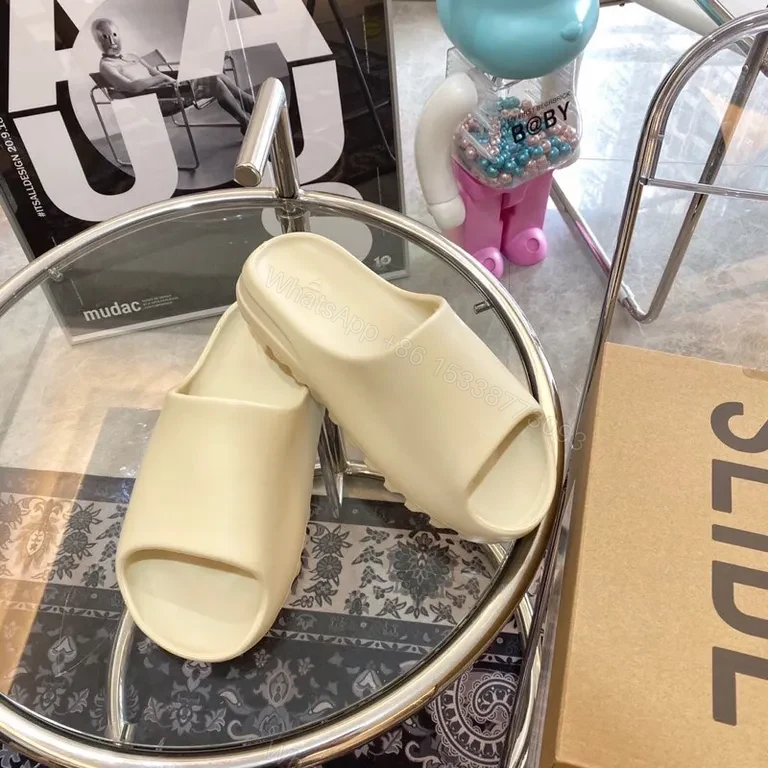 View 3 of Quiet Confidence EVA Slides: All-Day Comfort, Bone/Off-White