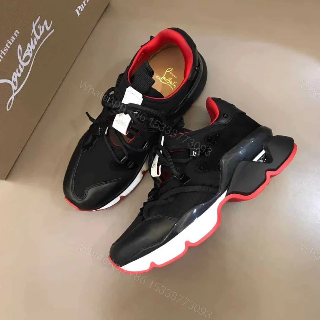 View 5 of CHRISTIAN LOUBOUTIN RED- RUNNER SNEAKER – CL58