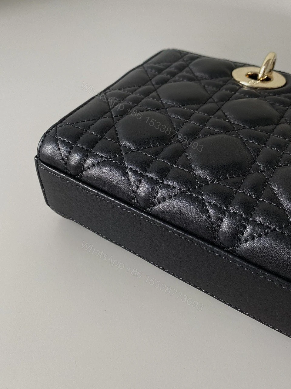 View 2 of Dior Lady Dior Alligator Black
