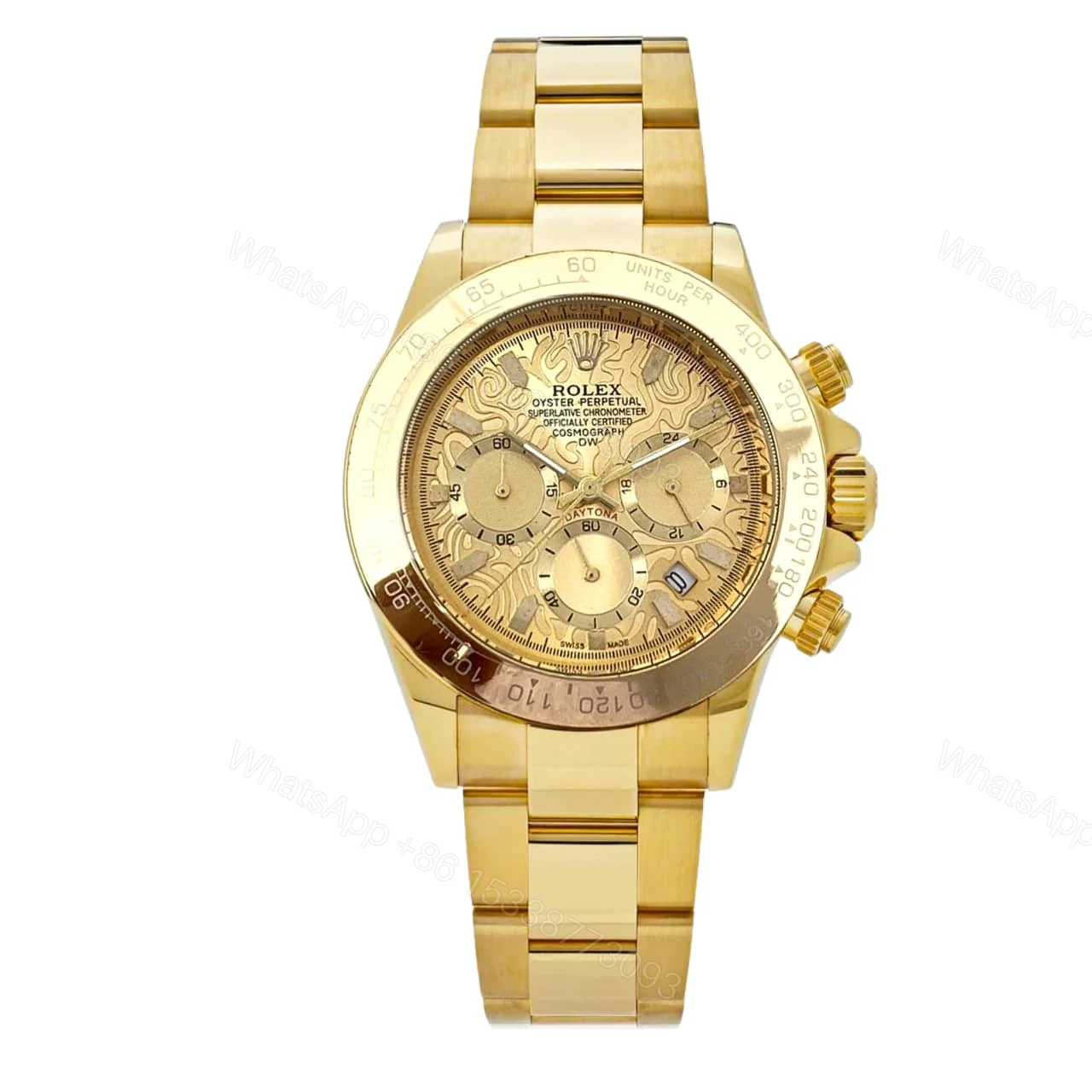 Rolex Cosmograph Daytona Pattern Gold 40Mm — view 1