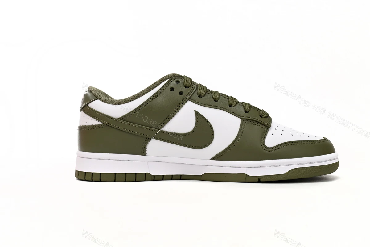 Nike Dunk Low White Scattered olive Green DD1503-200 — view 2