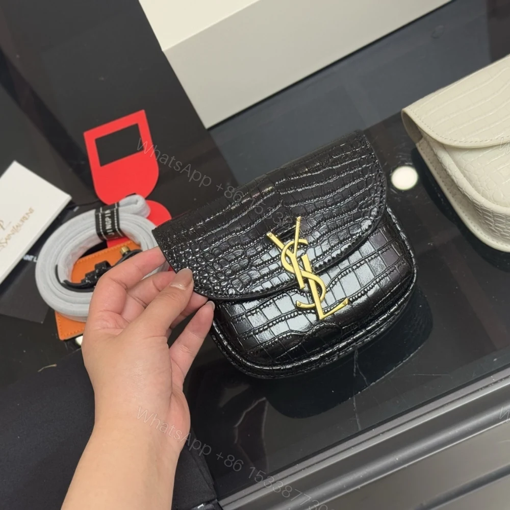 View 2 of Saint Laurent Kaia Small Satchel Shoulder Bag Black 17Cm