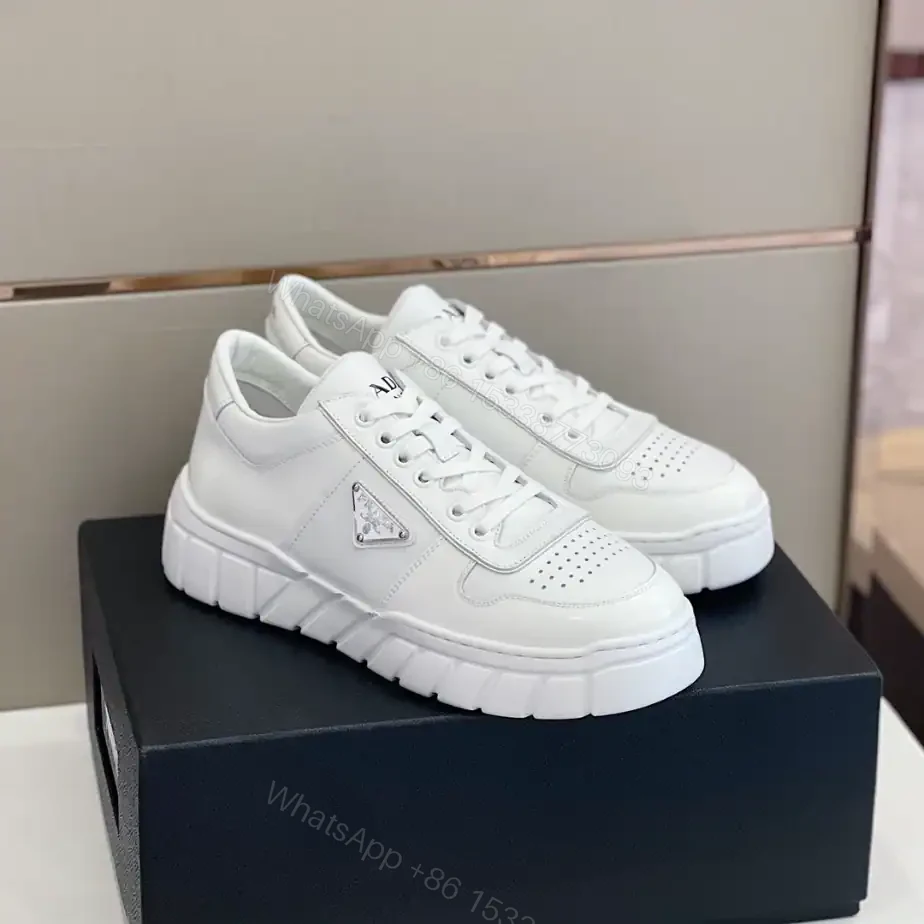 View 4 of PRADA LEATHER SNEAKERS – PRD033