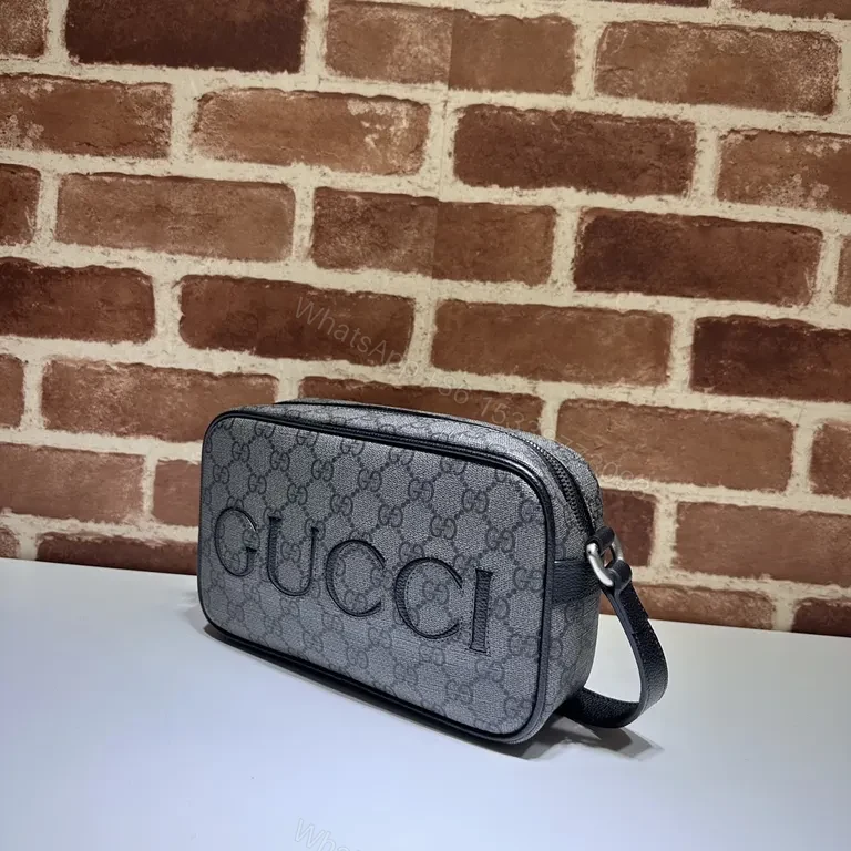 View 5 of Black Canvas G Crossbody: Structured Signature Bag