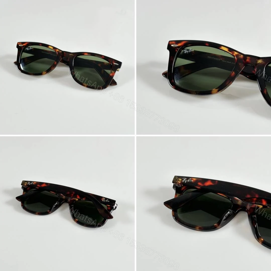 View 2 of First Copy Ray Ban 2140 Tiger Green Luxury Designer Sunglasses UV Protected Premium Eyewear