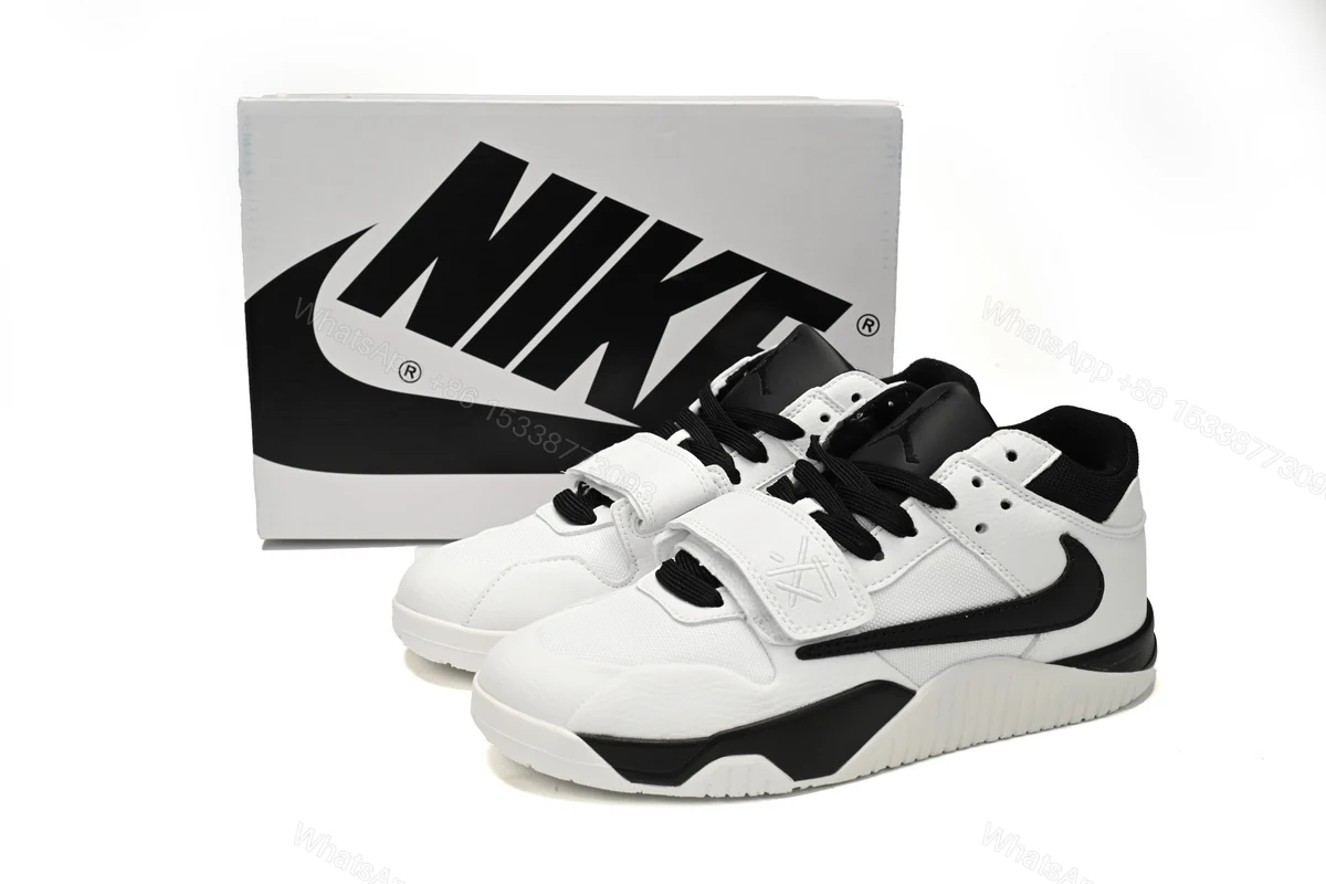 Travis Scott x Jordan Cut The Check Nice Kicks Black Panda FZ8117-151 — view 2
