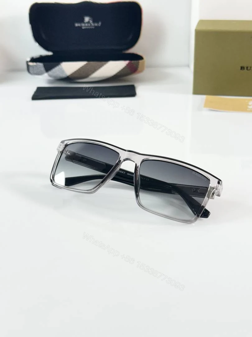 View 3 of First Copy Burberry 8233 Grey Green Sunglasses