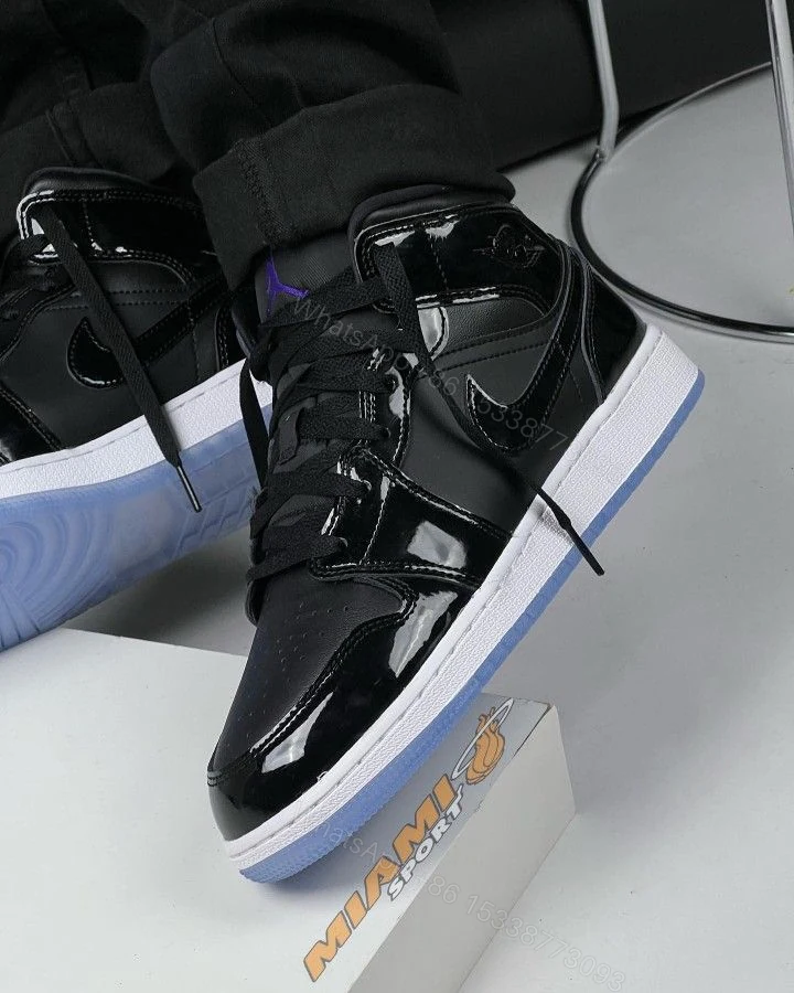 View 5 of FIRST COPY AIR JORDANS RETRO 1 PATENT SPACE JAM