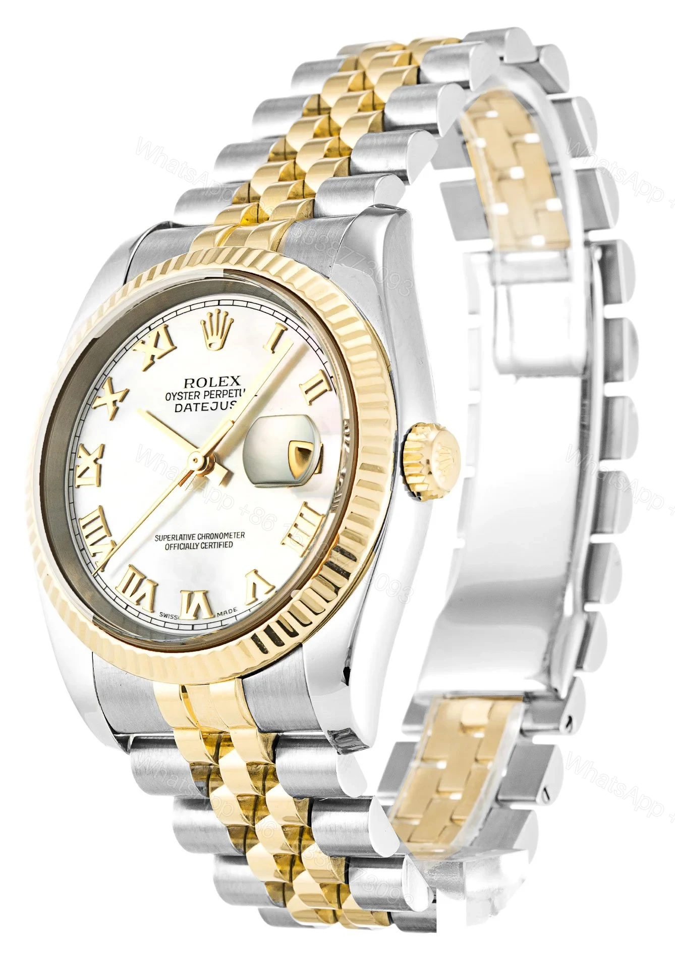 View 2 of Replica Rolex Datejust Pearl Dial 16234 36 mm