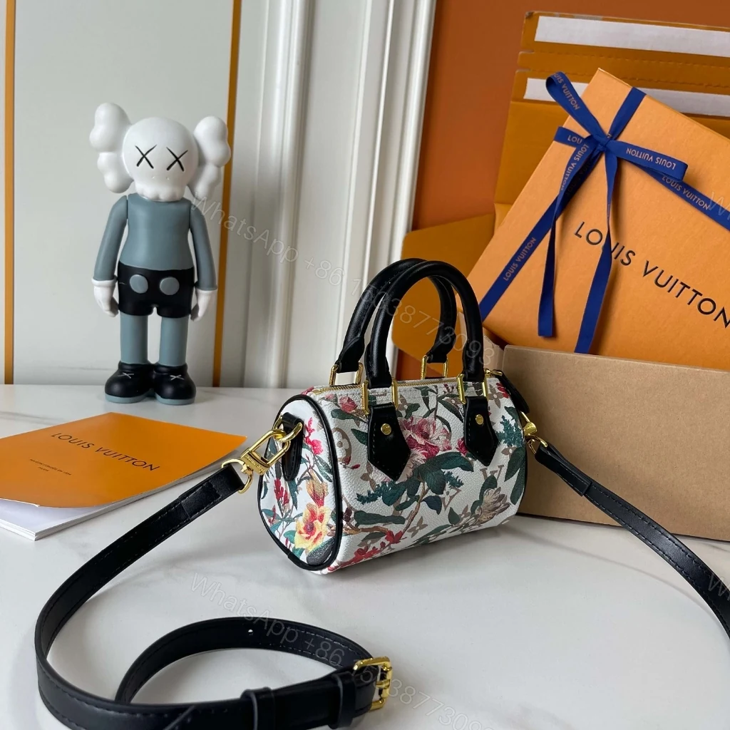 View 3 of Louis Vuitton Nano Speedy Monogram Canvas Dune 16Cm M29149