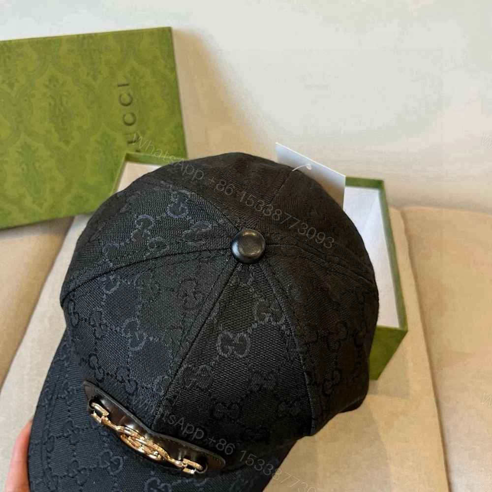 View 4 of Gucci Supreme Baseball Cap Black