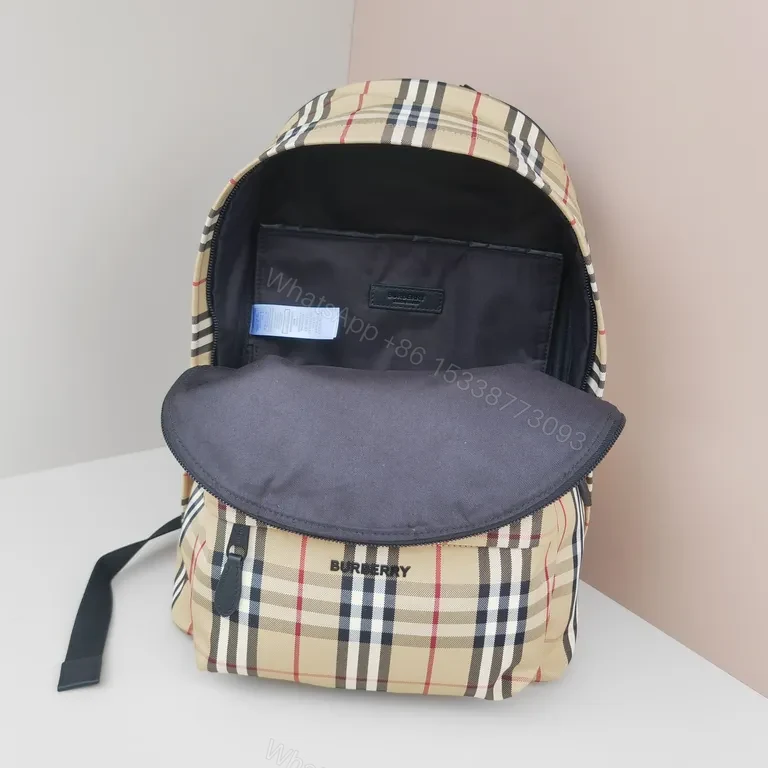 View 4 of Compact Plaid Backpack: Everyday Luxury in Signature Burberry Style