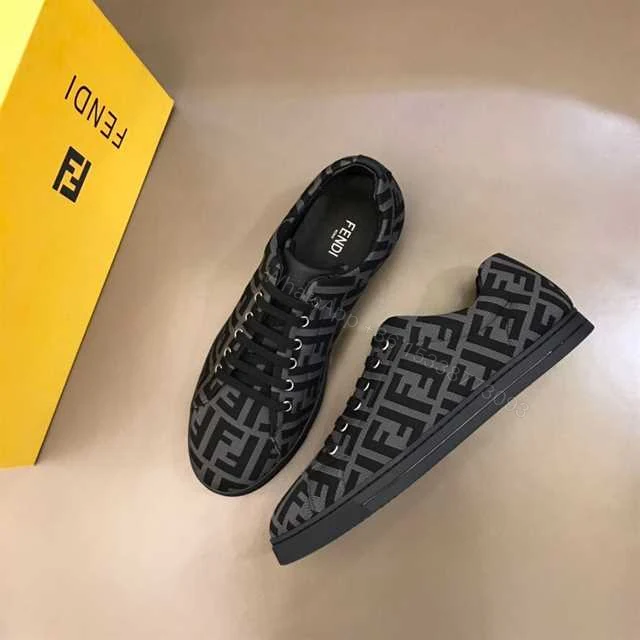 View 5 of FENDI FF MOTIF MESH SNEAKERS – FD14