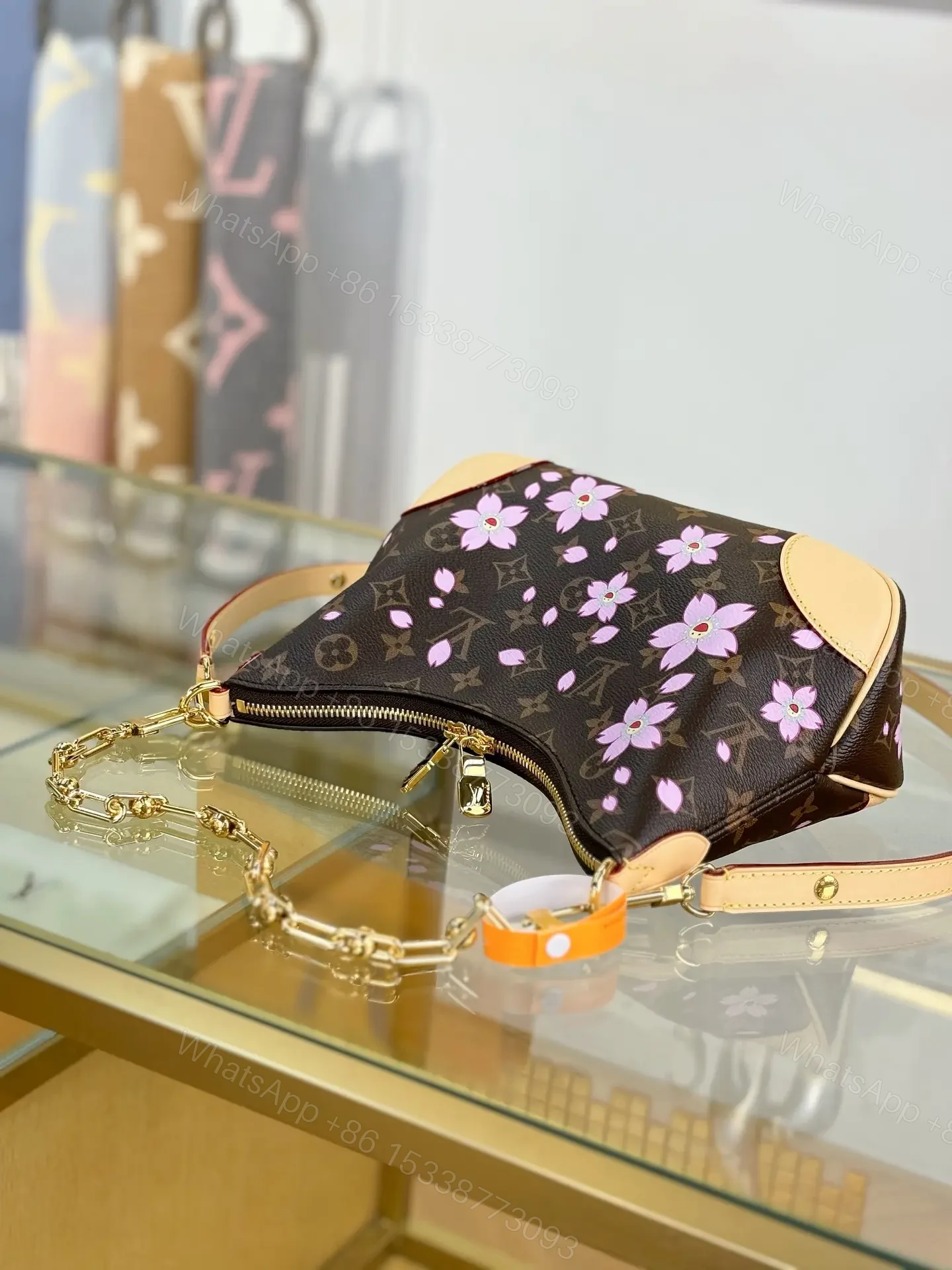View 4 of Louis Vuitton x Takashi Murakami Boulogne PM Cherry Blossom Bag