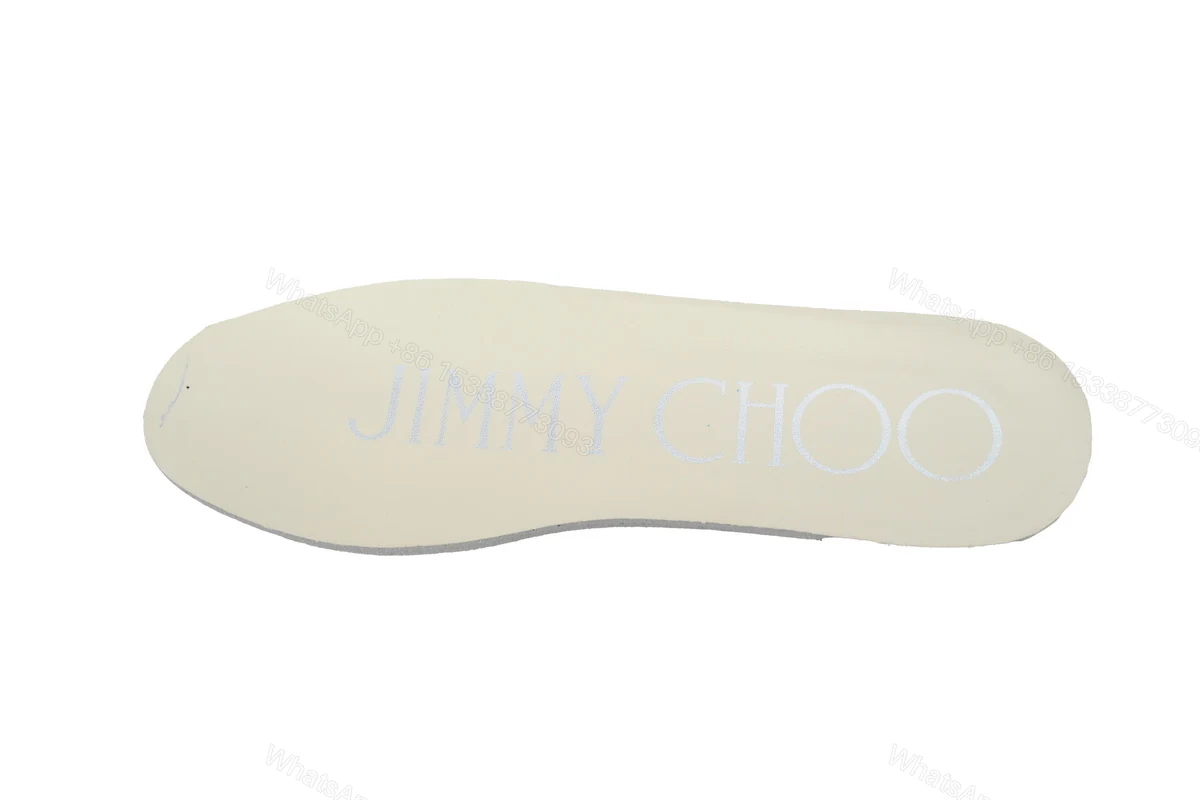 View 4 of Jimmy Choo Palma Maxi Blue Canvas Platform Trainers PALMAMAXIFCYE043621