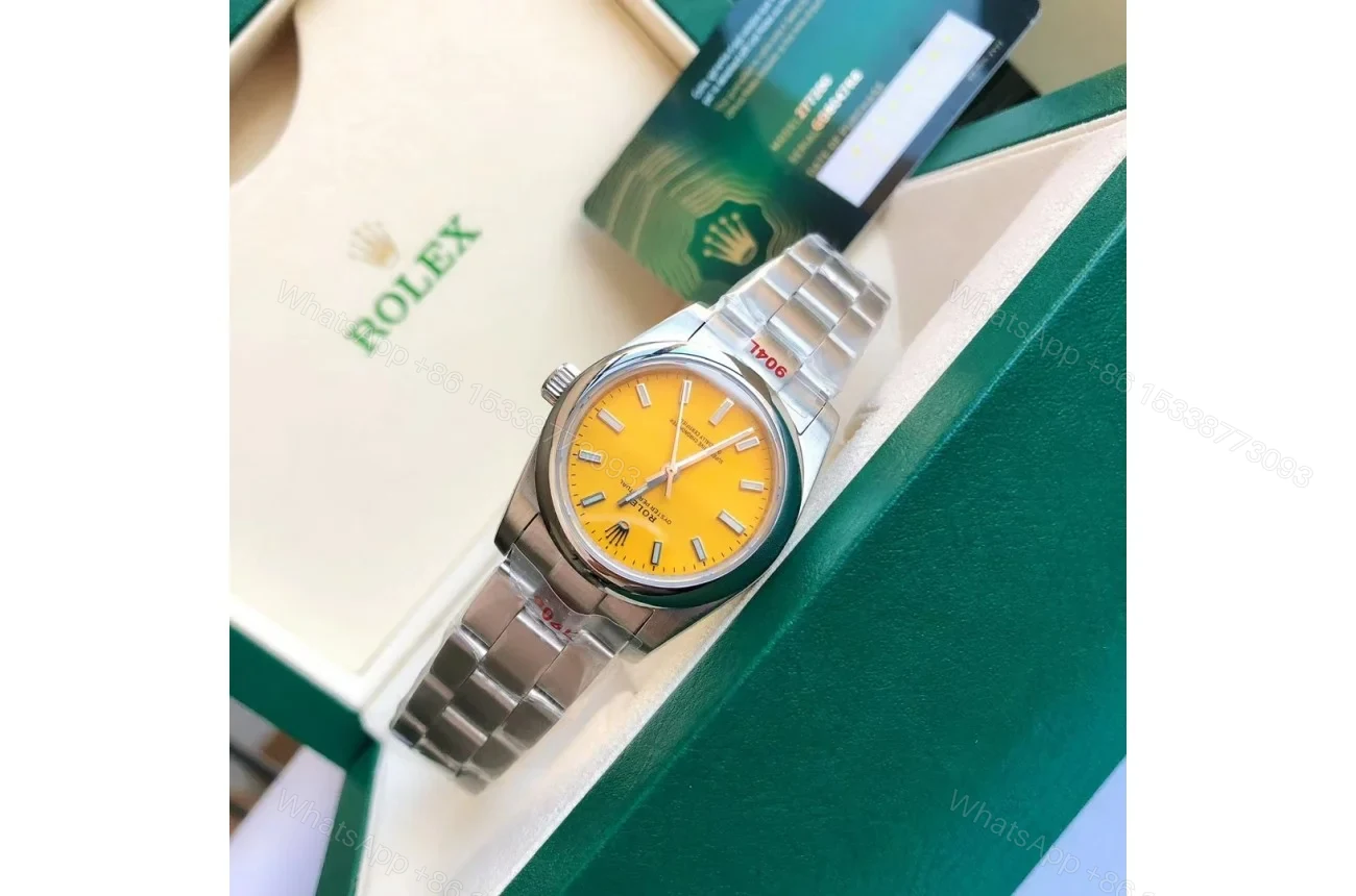View 7 of Replica Rolex Oyster Perpetual SS/SS Yellow/Stk 31/41 mm