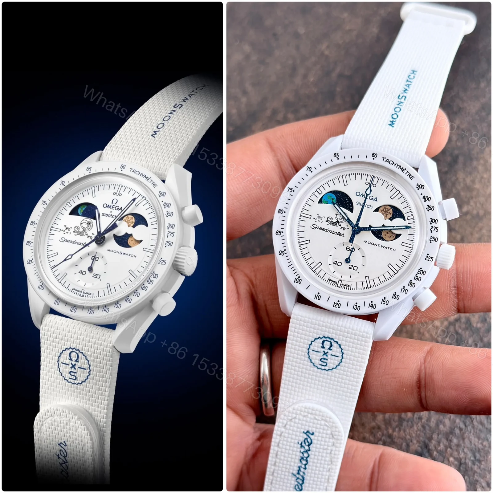 View 2 of Omega x Swatch MoonSwatch Mission to Earthphase