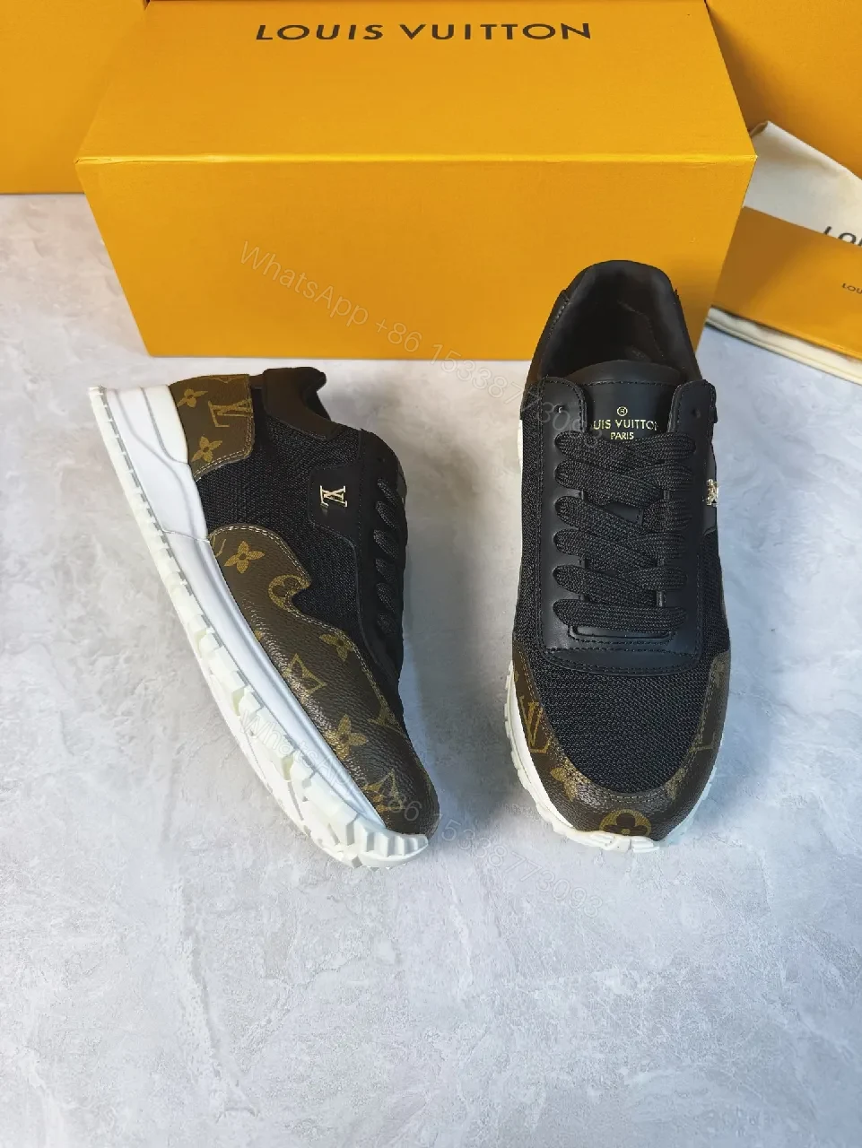 View 8 of Monogram Luxe Runner: Leather, Mesh, Central Monogram, All-Day Comfort Sneakers