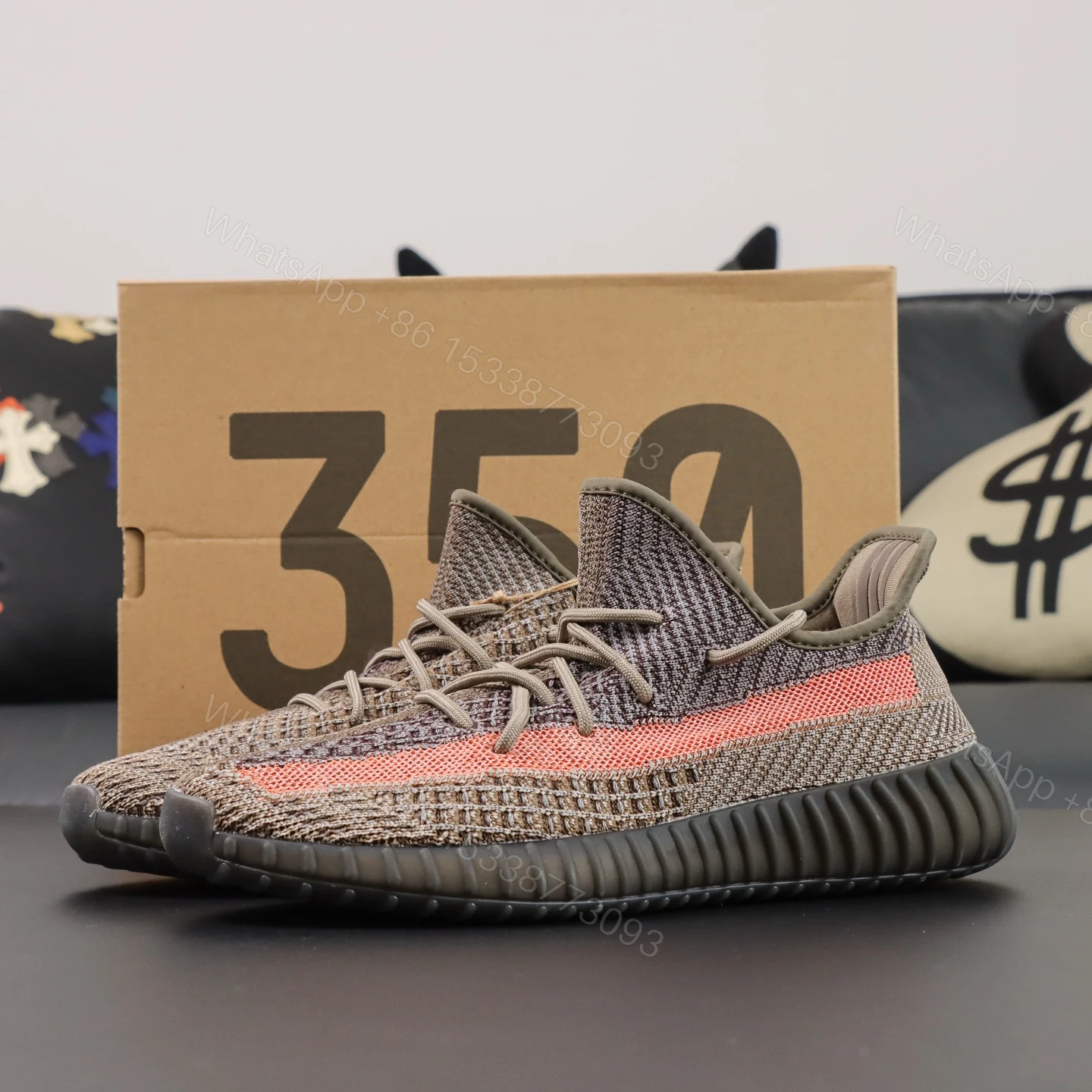 Yeezy boost 350 V2 Ash Stone Replicas — view 1