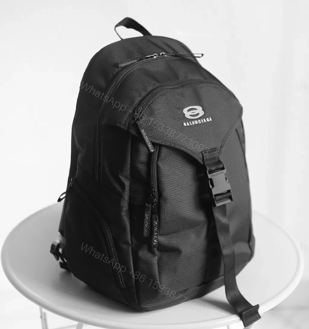 View 4 of Compact Nylon Backpack: Sleek, Durable Everyday Bag