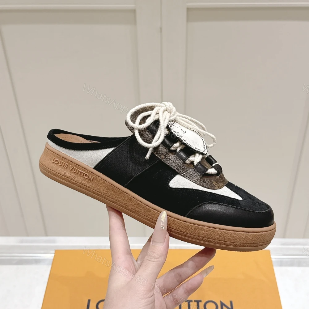 View 6 of Louis Vuitton Lous Open Sneakers Black 1ABVQ9