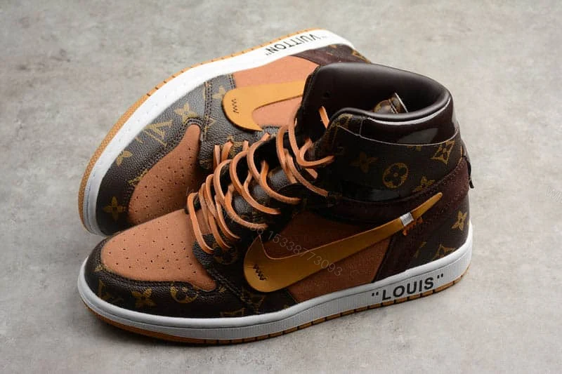 View 3 of NIKE AIR JORDAN 1 HIGH X OFF WHITE NRG COFFEE BROWN – NK002