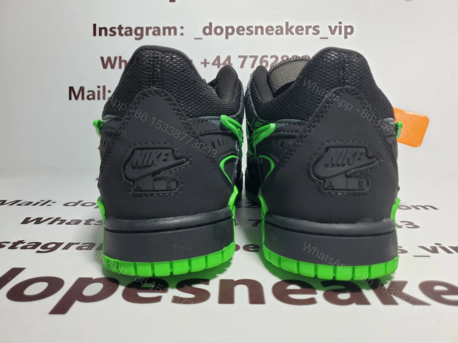 View 5 of Nike Air Rubber Dunk Off-White Green Strike CU6015-001