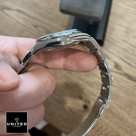View 15 of Rolex Datejust 126200-0008 Oyster Steel White Dial Replica