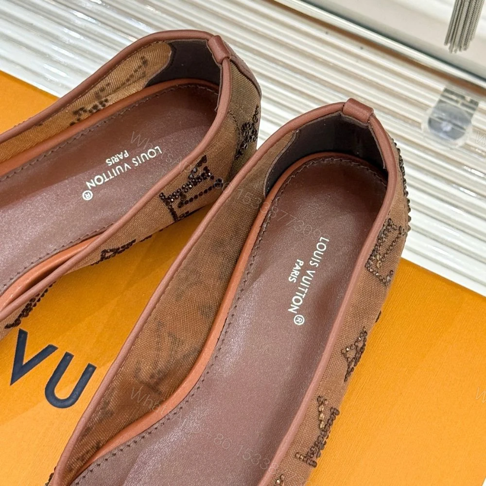 View 10 of Louis Vuitton Gala Flat Ballerina Brown 1AIFUI