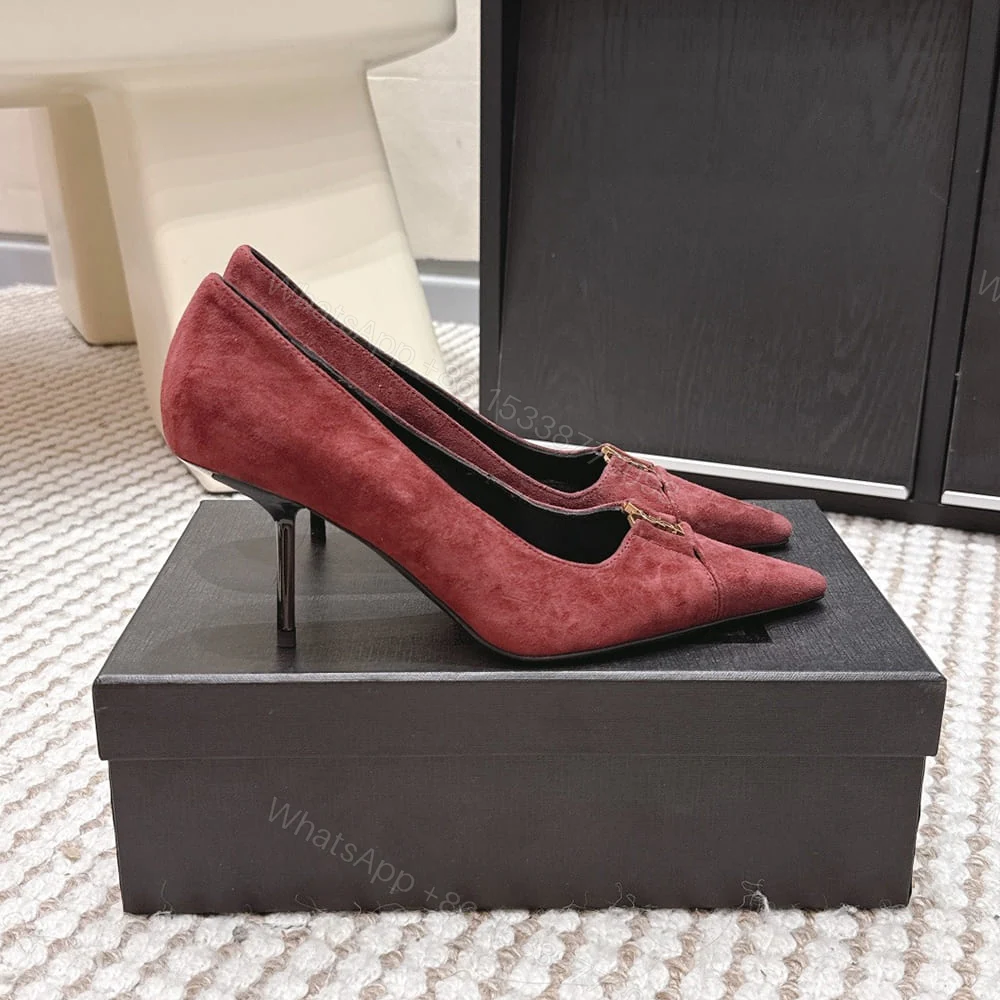View 2 of YSL BABYLONE BRETEUIL pumps in suede