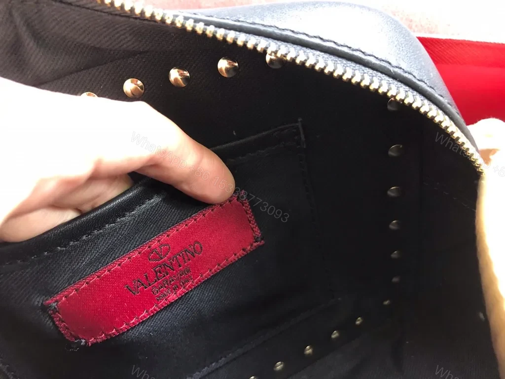 View 3 of Rockstud Crossbody: Compact, Edge-Luxe Leather Bag