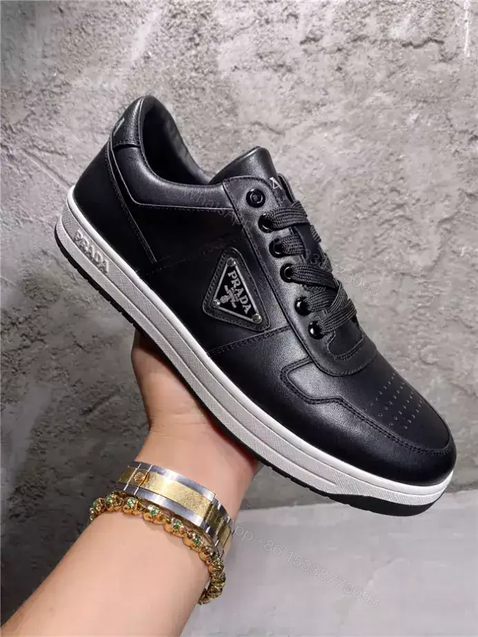 View 2 of PRADA DOWNTOWN LEATHER SNEAKERS – PRD037